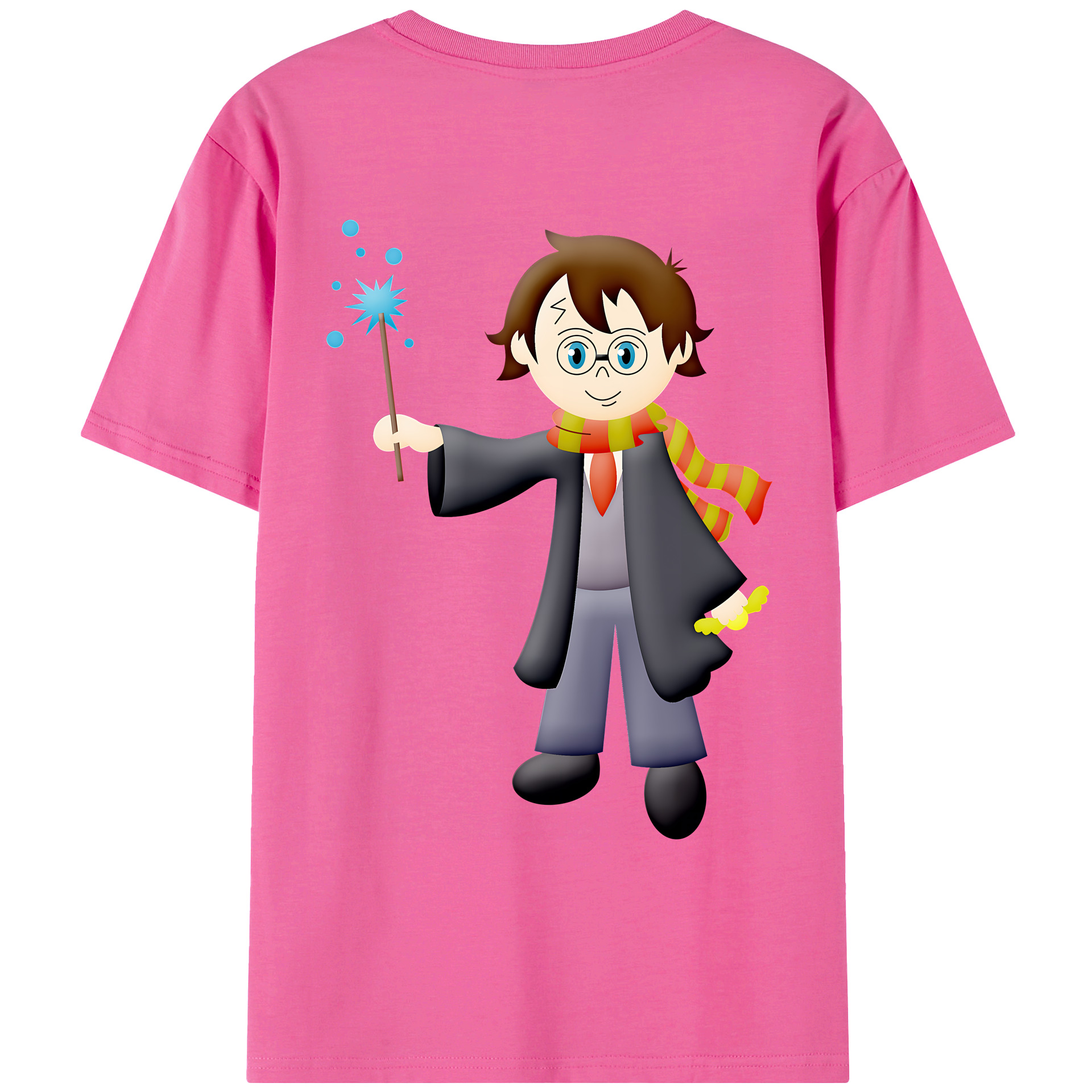 （画像用） Harry Potter ハリー・ポッターシリーズ レディース半袖Tシャツ(バックプリント)